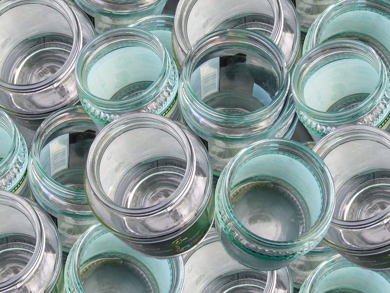 Upcycled Glass Bottle Vase